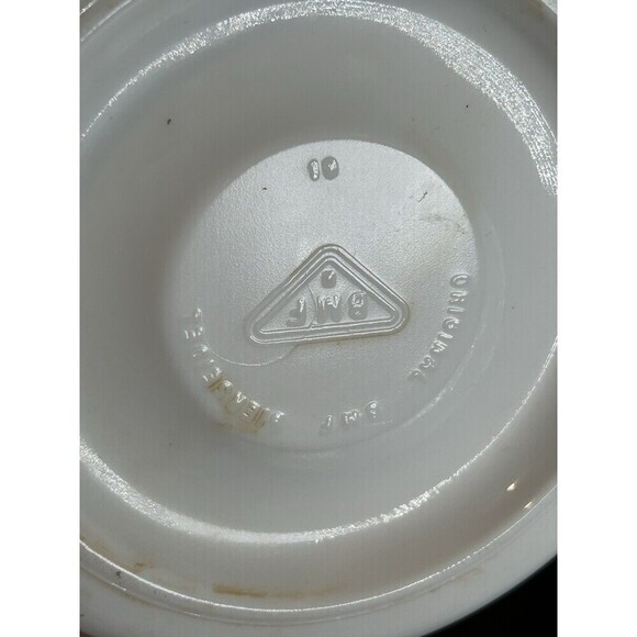 Original BMF Bierseidel Stein w/lid Milk Glass BMF Vintage Hunters - Picture 5 of 6